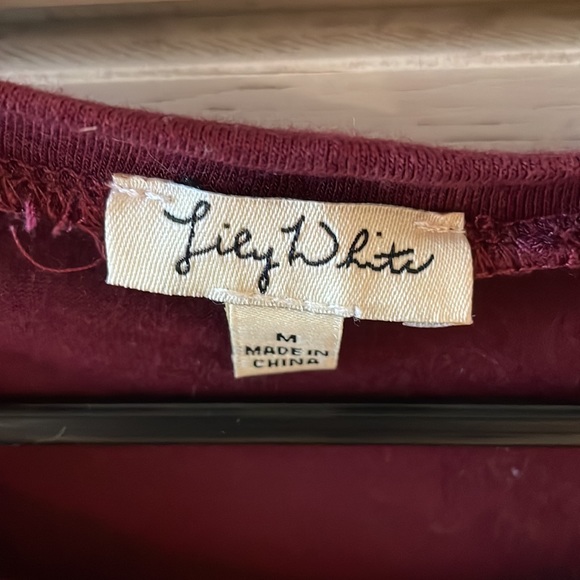 Burgundy Top from Francesca’s - Picture 2 of 7